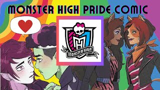 Review Monster High Pride Comic 2024 [upl. by Idnyl]