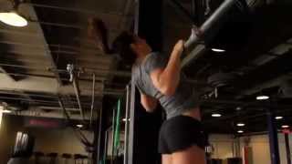 CAMILLE LEBLANC BAZINET SETS CROSSFIT FRAN LADDER RECORD [upl. by Ikoek623]