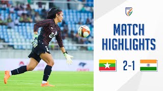 International FIFA Women Friendly  Myanmar 21 India  Highlights [upl. by Gad]