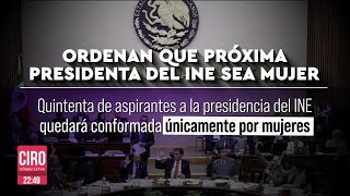 El INE deberá ser presidido por una mujer  Ciro Gómez Leyva [upl. by Bebe882]