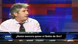 Barak Fever vs Rafael Puente discución  Messi Balón de Oro [upl. by Harilda]