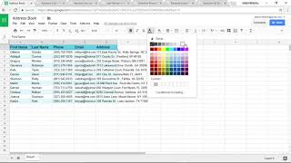 How to Make an Address Book with Google Sheets [upl. by Taylor796]