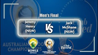 2024 Australian Indoor Championships  Mens Final  Henry v McShane [upl. by Mick148]