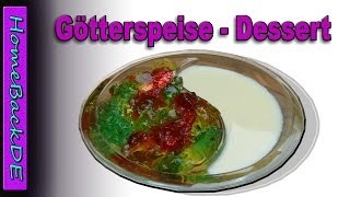 Dessert götterspeise Rezepte  Halloween ideen  Zubereitung von HomeBackDE [upl. by Nesnej703]