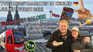 TWEE KERSTMARKTEN IN KEULEN JULIËN WORDT GEK [upl. by Jarin]