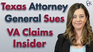 Texas Attorney General Files Lawsuit Against VA Claims Insider [upl. by Ahsitam8]