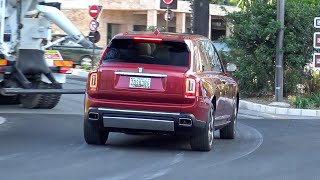 Rolls Royce Cullinan Driving in Monaco [upl. by Aihsemat]