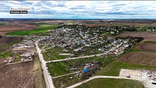 Minden Iowa update at Midday Donations of money needed most [upl. by Antonetta]