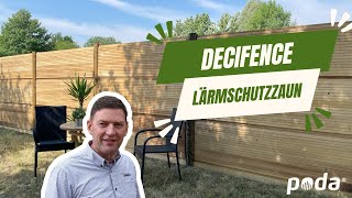 Poda Lärmschutzzaun DeciFence  Poda Zaun [upl. by Ainafetse]