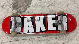 Baker skateboard test 825 deck Thunder lights 149 Spitfire tablets 53mm [upl. by Lewes396]