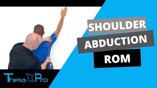 Goniometry  Shoulder Abduction ROM  Seated [upl. by Graehme]