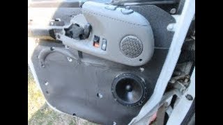 Changing the door speakers on a 2002 Chevy Astro [upl. by Christis]