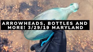 Maryland Arrowheads bottles and more fun [upl. by Atnahsa]