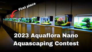 26 AMAZING NANO AQUASCAPES 2023 Aquaflora Nano Aquascaping Contest [upl. by Omolhs382]