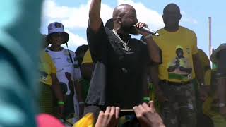 Cassper Nyovest at the Northern Cape ANC Mayihlome Rally Embraces Fikile Mbalula [upl. by Eentirb811]