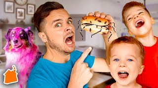 Funny April Fools Sneaky Jokes for Kids Parents Vs Kids [upl. by Mauro378]