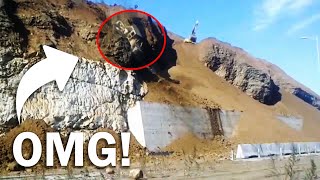 DANGEROUS PLACE  Dozer Operator Falls From The Top Of Mountain [upl. by Hungarian]