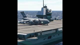 This Pilot is Awesome Flying C17 from an Aircraft Carrier [upl. by Sokim184]