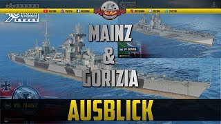 MAINZ amp GORIZIA  Alle Werte  deutsch  World of Warships [upl. by Azirb109]