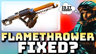 LATEST PATCH BUFFED amp UNINTENTENTIONALLY NERFED FLAMETHROWER  TESTED HELLDIVERS 2 UPDATE [upl. by Bobbi]