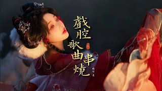 全程高能絕美戲腔《戲腔歌曲串燒·貳》〖楊可愛〗Chinoiserie ♫ 古風熱門♫動態歌詞 [upl. by Ejroj832]