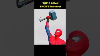 Thor hammer lifted superhero list marvel marvelhindi [upl. by Nilyaj449]