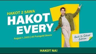 Get 10 OFF on all participating items Hakot Every 1 on August 1 2023 in all Puregold stores [upl. by Kendall456]