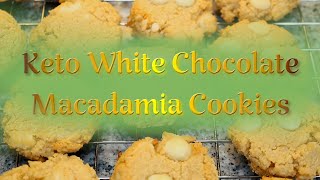 Keto White Chocolate Macadamia Cookies [upl. by Alban]