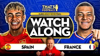 SPAIN vs FRANCE LIVE EURO 2024 with Mark GOLDBRIDGE LIVE [upl. by Aenyl]