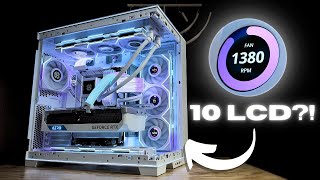 A PC with ONLY the TL LCD fans ft Lian Li RTX 4080  7800X3D [upl. by Formica]