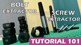 Tutorial Bolt dan Screw Extractor untuk membuka baut rusak patah ataupun sekrup [upl. by Zendah]