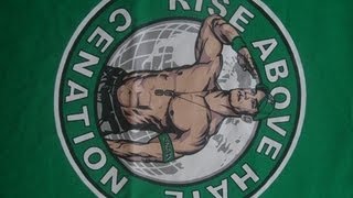 WWE Aliexpresscom Review John Cena Salute the Cenation Shirt [upl. by Aprilette]