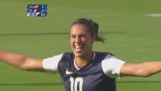 USA 42 France  Womens Football Group G  London 2012 Olympics [upl. by Sculley847]