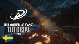 Hur kommer jag igång 2024  Agonia SMP Tutorial Svensk Minecraft Survival Server 2024 [upl. by Ahsiadal]