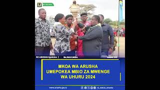 MKOA WA ARUSHA WAPOKEA MWENGE WA UHURU 2024 [upl. by Galvan335]