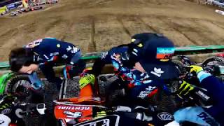 GoPro Jordon Smith Extended Main Event With Pre Race Bike Problem  Minneapolis Supercross 2019 [upl. by Aneetak110]