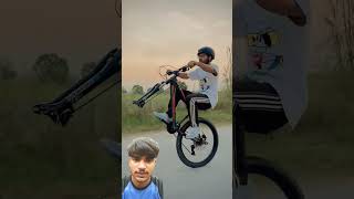 mtb stunt cycle cycling mountainbike stuntz automobile stuntexru mtbcycling comedy [upl. by Anaidirib829]