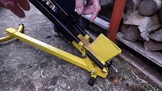 Have a log burner but finding your Logs too big to fit in Review of a log splitter [upl. by Nnylassej782]