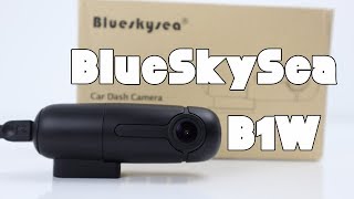 BlueSkySea B1W Dashcam Review [upl. by Anaitit]