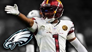 Jahan Dotson Highlights 🔥  Welcome to the Philadelphia Eagles [upl. by Idroj]