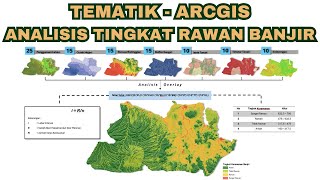 Analisis Tingkat Kerawanan Banjir di Arcgis [upl. by Rehptosirhc]