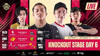 LIVE  DAY 6  M5 World Championship Knockout Stage  ENG [upl. by Aivatnuahs387]