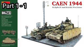 MINIART 135 CAEN1944DIORAMA BIG SET Biuld Part11 [upl. by Codding605]