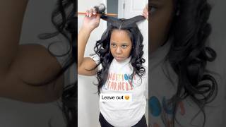 😍🥰😘 Jet black dye with Sewin maintenance hair hairstyle sewin blackhair vlog [upl. by Aipotu]