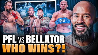 PFL vs BELLATOR WHO WILL WIN  FULL FIGHTS BREAKDOWN [upl. by Annawal]