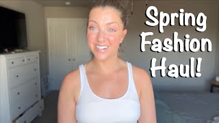 SPRING FASHION HAUL Free People Amazon Anthropologie and Madewell Fashion Finds [upl. by Naihtsirc]