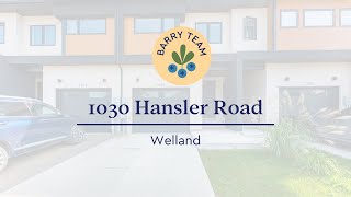 1030 Hansler Road  Welland [upl. by Nevs291]