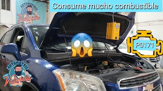 🟢Chevrolet Trax ecotec  ¿Por qué gasta mucha gasolina P0171 [upl. by Doykos]