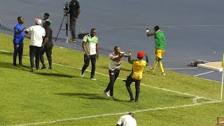 LEGON CITIES OFFICIAL CLASH WITH KOTOKO FAN AT HALFTIME  LEGON CITIES VS KOTOKO [upl. by Ahsiuqat]