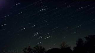 Leonid meteorsfew stars ENE time lapse short trls V06936 [upl. by Krause331]